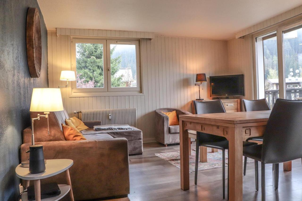 Appartement Lyret Centre Chamonix, Vue D'Exception Esterno foto